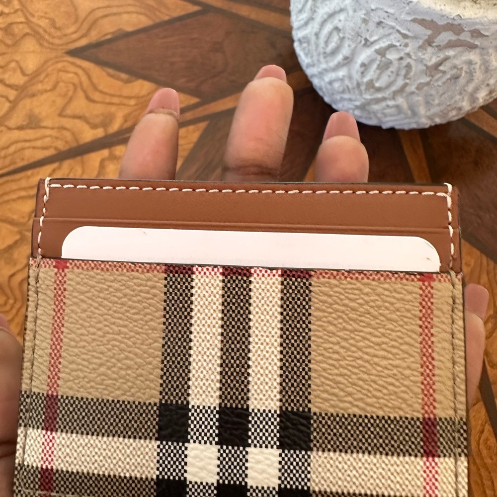 Burberry Check Card Case - Picture 3 of 3